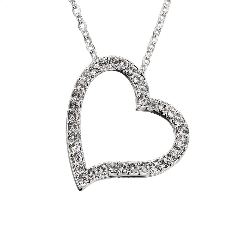 Swarovski Crystal Heart Love Necklace